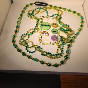7p St. Patrick's Day jewelry set NWT